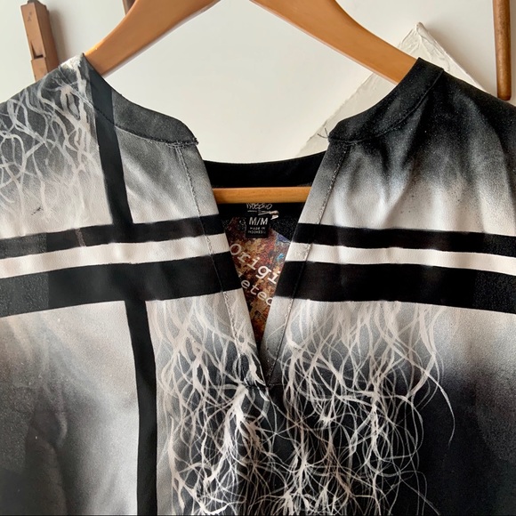 Original Art Up-cycle Tunic size M, Mossimo $15 - Picture 7 of 10